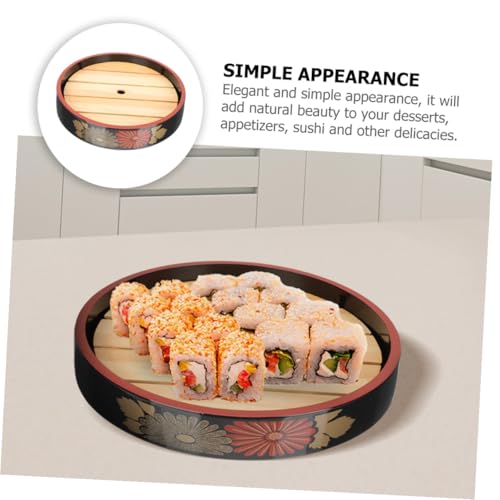 ibasenice Plato para Sushi Reutilizable Redondo 24.5 cm miniatura 3