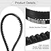 uxcell 2 Pcs BX65 EPDM V-Belt, Raw Edge Cogged Industrial Rubber V Belt 0.67