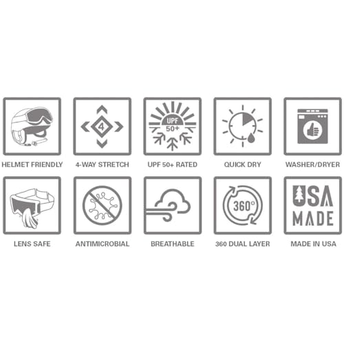 BLACKSTRAP Kids' Expedition Hood Dual Layer ExoHinge Balaclava Ski Mask, Compatible, Comfortable for Kids, [Insert Color]3