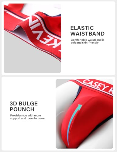 Casey Kevin Men's JockStrap Breathable Athletic Supporter Sexy Jock Strap Cotton Underwear for Men4