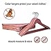 ELONG HOME Solid Cedar Hangers 12 Pack, Sturdy Wooden Hangers with 360 Degree Swivel Hook, Smooth Surface Wood Coat Hangers with Cedar Scent for Refreshing Closet