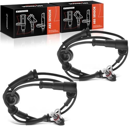 A-Premium ABS Wheel Speed Sensor Compatible with Land Rover Models - Discovery 1999-2002 V8 4.0L, 2003-2004 V8 4.6L - Front Driver and Passenger Side, (2-PC Set)