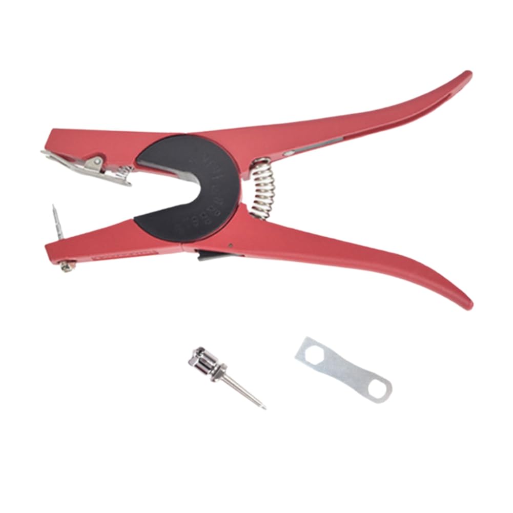 Littimoon Ear Tagging Tool Animal Identification Pliers Livestock Ear Tag Applicator for Cows Sheep Swine