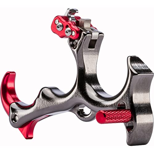 Tru-Fire Sear Hand-Held Archery Compound Bow Hinge Release, One Size, red (BTR)