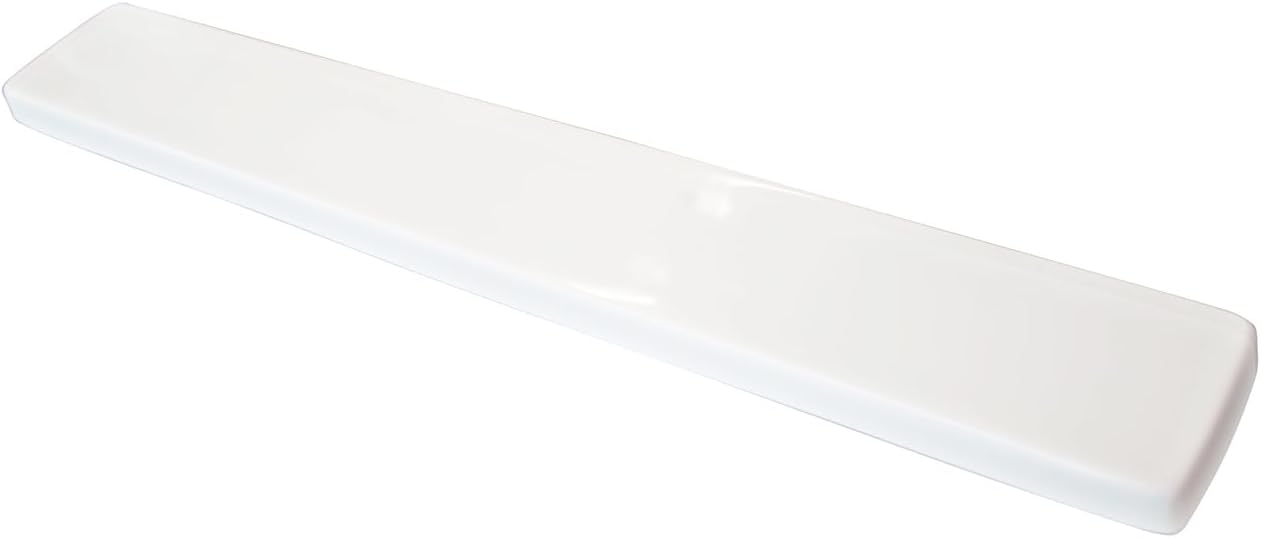 HomeStock Marble Side Splash - 18.3" Bathroom Vanity Backsplash - Solid White