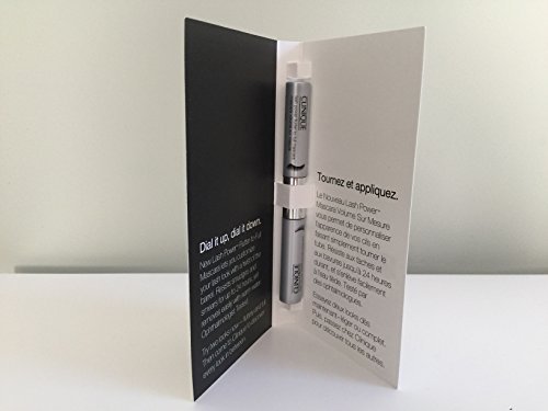 CLINIQUE Lash Power Flutter-to-Full Mascara,#01 Black Onyx, Deluxe Travel Size.16 oz