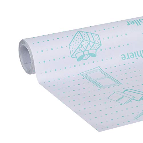 Duck Brand Easyliner Clear Laminate Removable Adhesive Shelf Liner, 20 In X 30 Ft #TOP1
