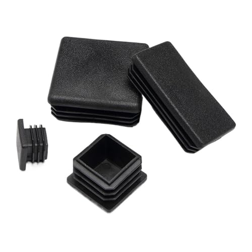 Bouchon de tuyau carré 30x30 mm noir embout de protection