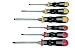 Bahco 202020 6 Piece Thru-Blade Slotted and Phillips Screwdriver Set