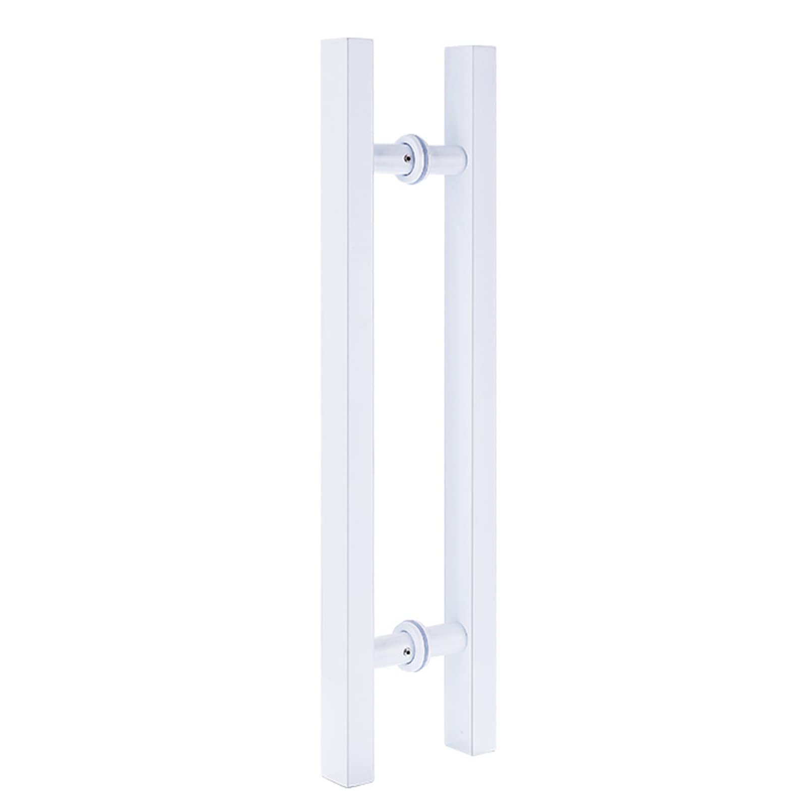 Wdsopk White Modern Push Pull Bar Handle, Industrial Push Pull Door Handles, Warehouse Farmhouse, Simple Wear-Resistant Door Handle Hardware, Sliding Exterior Door Handle/Black/100Cm/39.3In