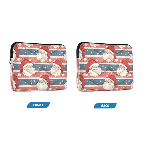 Funda para portátil 13-14 pulgadas, impermeable, diseño Santa Claus miniatura 2