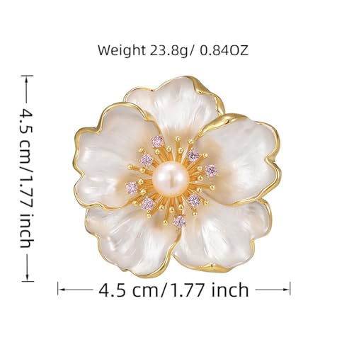 Image of SYWDUDUCLT Fashion Elegant Brooches for Women Brooch, Suitable For Party And Daily Wear On Many Occasions