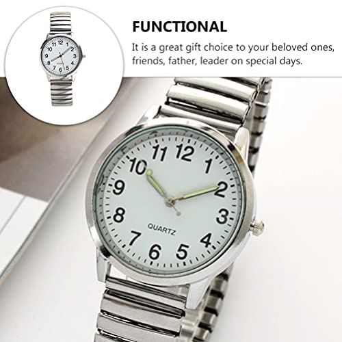 ifundom Lichtgevende Horloge Moderne Horloges Quartz Horloges Duurzaam Horloge 24X3. 6CM - Image 4