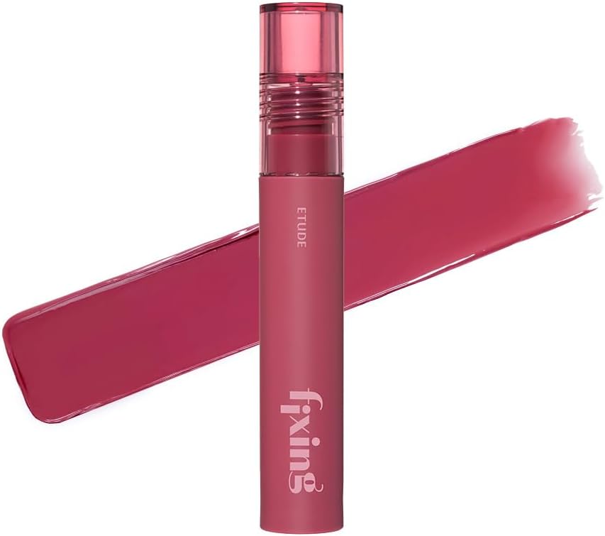 Etude House Fixing Tint #11 Rose Blending | Long Lasting High Pigmented Liquid Lipstick |Waterproof Lightweight Matte Finish Lip Stain| Full Coverage