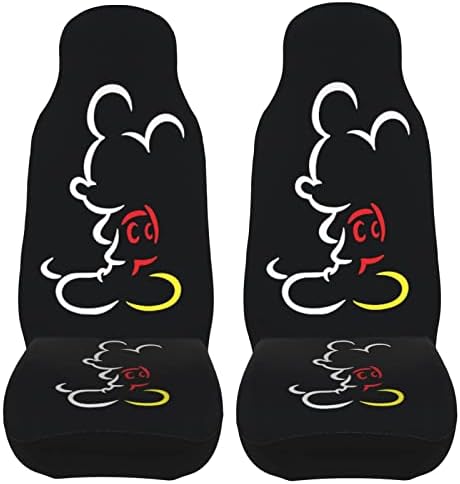 Hoxone Seat Covers for Cars,Anime Car Seat Cover Front Seats Only,Car Front Seat Protector Covers Car Acces…