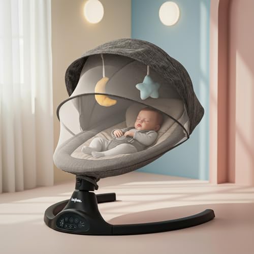 Baybee Baby Electric Swing (Light Blue)
