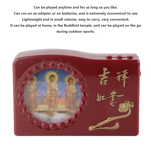 Buddha Machine, 48-in-1 Great Compassion Buddha Machine LED Prayer Machine 100-250VFM Transmitters