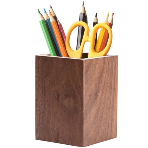 Porte-crayon en bois de noyer pour un retour aux sources - 2