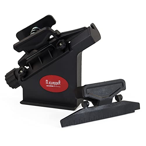 Fletching Jig with Straight Helix Clamps Adjustable Fletch Tool Feather Stick Kit for DIY Repair Arrows Bolts (Black)