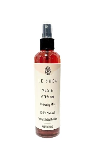 Miniatura 1 de Hibiscus & Rose Water Spray with Aloe Vera, Rose Oil, All Natural Hydrating Facial Mist, Refresh Moisturize Hair Beard Braid Dreadlock Loc Condition