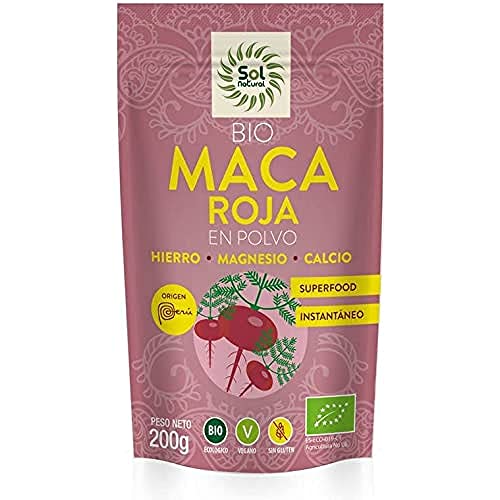 SOLNATURAL MACA ROJA EN Polvo Bio 200 g, No aplicable Cover