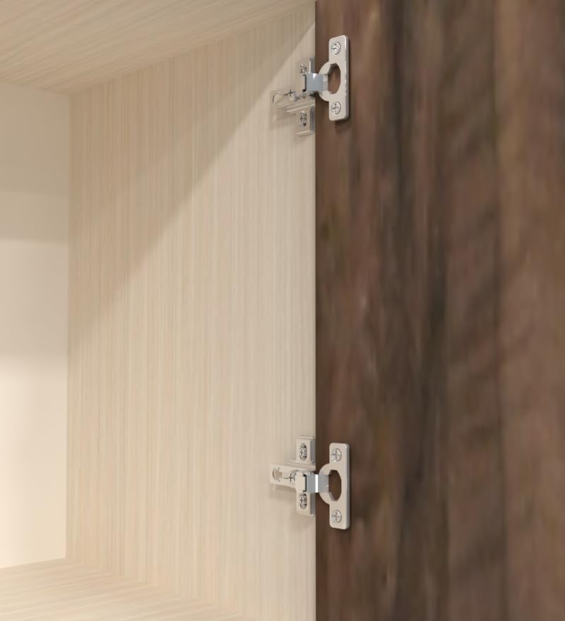 Image of SPECIALITY PANELS 8 Cube Bookshelf with 4 Open Shelves and 4 Closed Shutters, 73x35x176 cm, Carpenter Assembly Provided