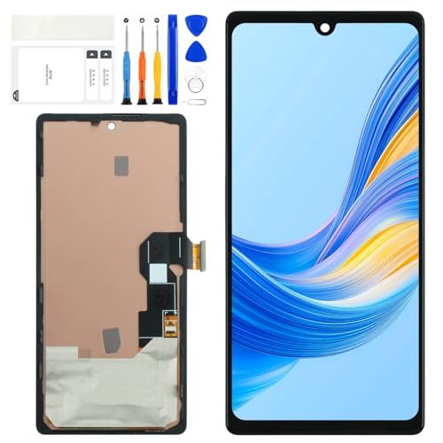 6.1 TFT LCD Display for Google Pixel 6A GX7AS GB62Z G1AZG GB17L Touch Screen Digitizer LCD Assembly Repair Parts Black Without Frame -No Fingerprint Function