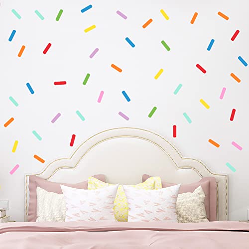 Supzone adhesivos de vinilo coloridos para pared 128 piezas miniatura 6