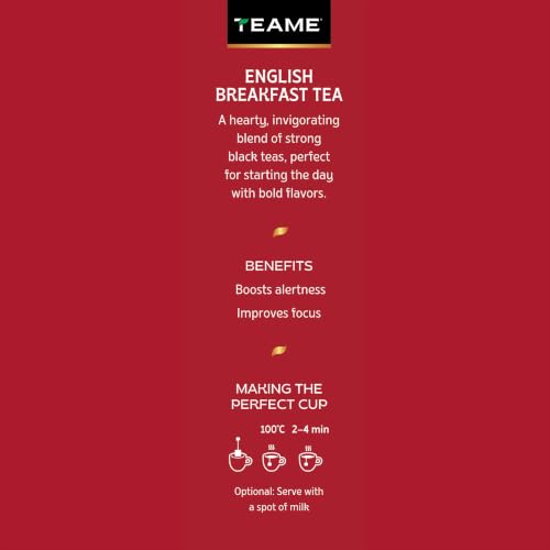 Image of TE-A-ME English Breakfast Tea Bags - 25 Pcs | English Breakfast Tea