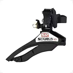 Cambio Dianteiro Para Bicicleta 31.8mm Index 42d Top Pull 3 Velocidades