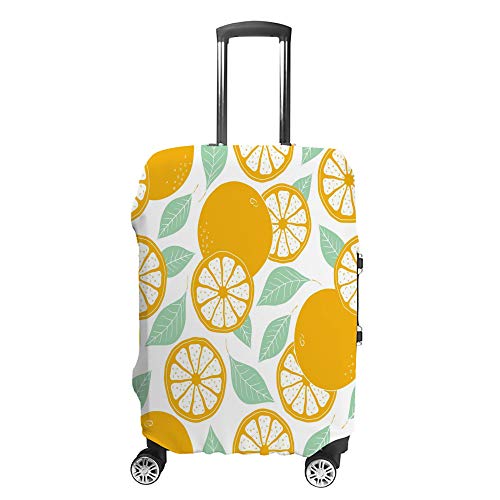 Housse valise orange lavable pour éviter rayures et salissures