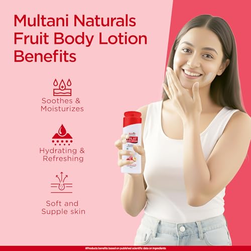 Image of Multani Naturals Body Lotion (100ml) | Nurturing & Hydrating | Quick Absorbing & Non Sticky Moisturizer for Face, Hands & Body | For Soft & Glowing Skin - 100 ML