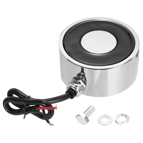 Électroaimant solénoïde DC 24V 11W rond 60kg de levage pour automatisme industriel