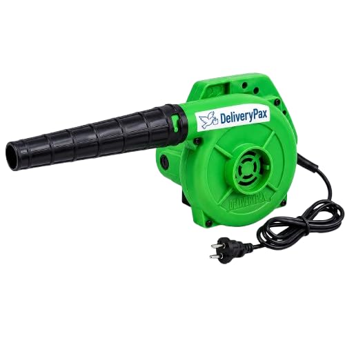 Image of Delivery Pax 600W Electric Air Blower Machine | Blower Fan for Cleaning | Air Blower for Dust Cleaner for Home | Blower for Cleaning | Electric Blower for Leaf Cleaning | High Speed Motor
