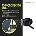 Goal Zero 30' Extension Cable 8 mm 9 m Or 30 Extra Feet to Connect Solar Panels to Each Other Or Can Be Used to Connect Panels to Yeti Or Sherpa 100ac for Charging