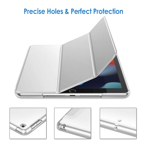 JETech Case for iPad 10.2-Inch (2021/2020/2019 Model, 9/8/7 Generation), Auto Wake/Sleep Cover (Silver) by JETech - Image 3