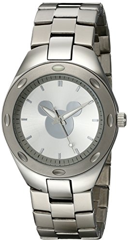 Disney Mens W001903 Mickey Mouse Analog Display Analog Quartz Silver Watch (B00QWK2ZBE) Amazon Price History, Amazon Price Tracker