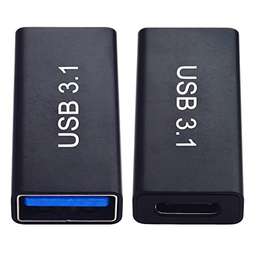 Leehitech USB変換アダプタ USB Cメス から USB3.0A メス変換アダプタ 10Gbps Gen2 高速充電 データ伝送コネクタ 対応 MacBook, iPad Pro, Sony Xperia XZ/XZ2, Samsung など多