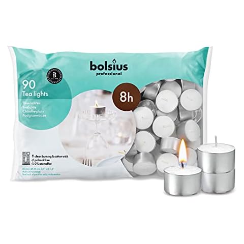 Bolsius Professional Tealights, 8-Hour Burn Time Cover