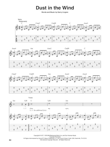 100 Most Popular Songs for Fingerpicking Guitar | Solo Guitar Songbook with Tablature and Standard Notation | Fingerstyle Songbook for Acoustic Guitar | For Beginners and Advanced Players - Image 7