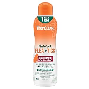 Tropicleanmaxstrengthfleaandtickshampootreatmentfordogspowerfulnaturaldefensepreventionforlargesmalldogsmadeinusa20oz Urban Country Home Decor Tropiclean max strength flea and tick shampoo treatment for dogs powerful natural defense prevention for large small dogs made in usa 20oz urban country home decor