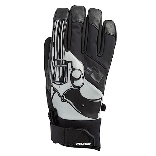 509 Freeride Snow Gloves w/Thinsulate Insulation (Black Revolver - Small)