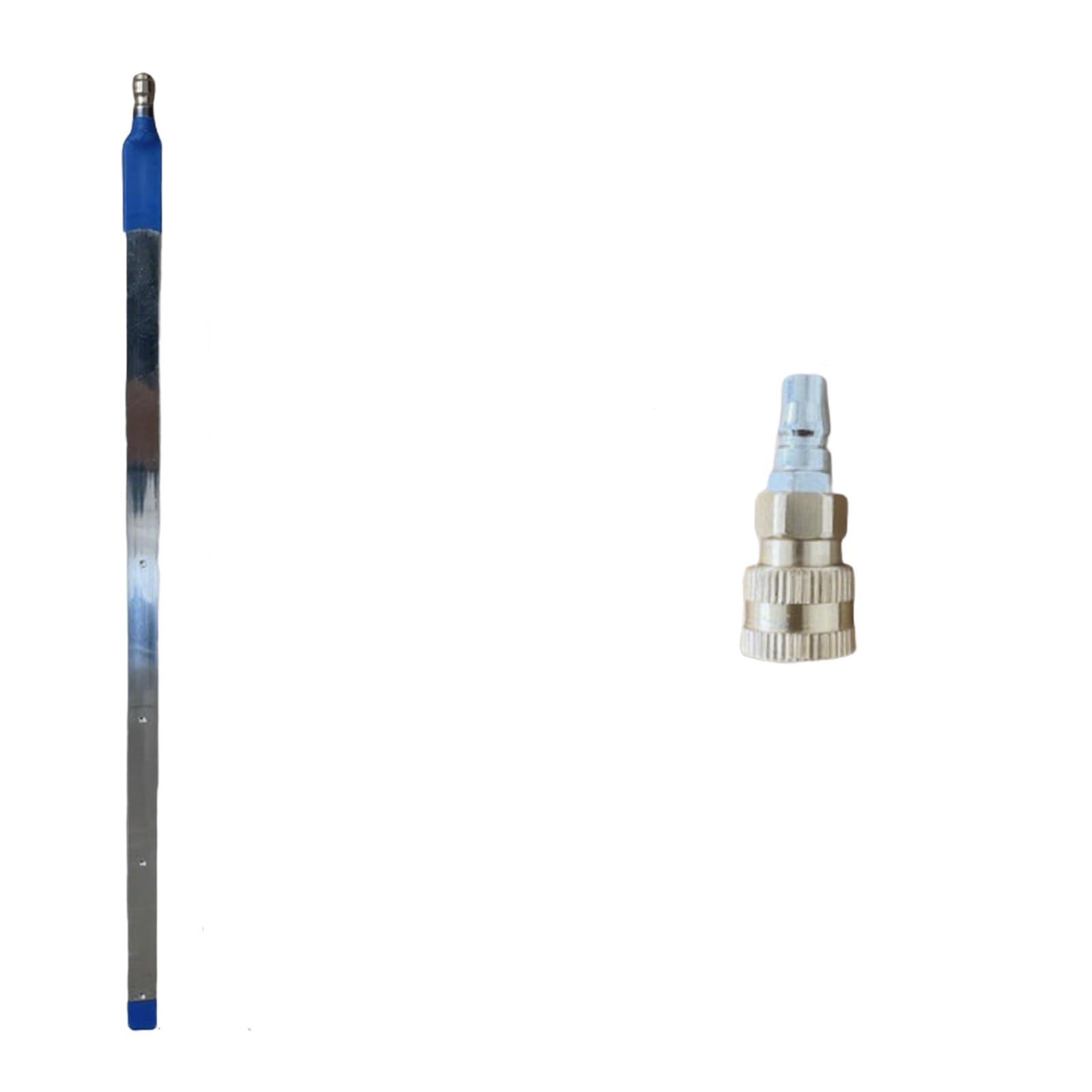 Limpiador de radiador de coche de 60 cm, barra de pulverización de metal, no requiere desmontaje, boquilla de agua y aire para camiones y kit de limpieza de condensador de coche