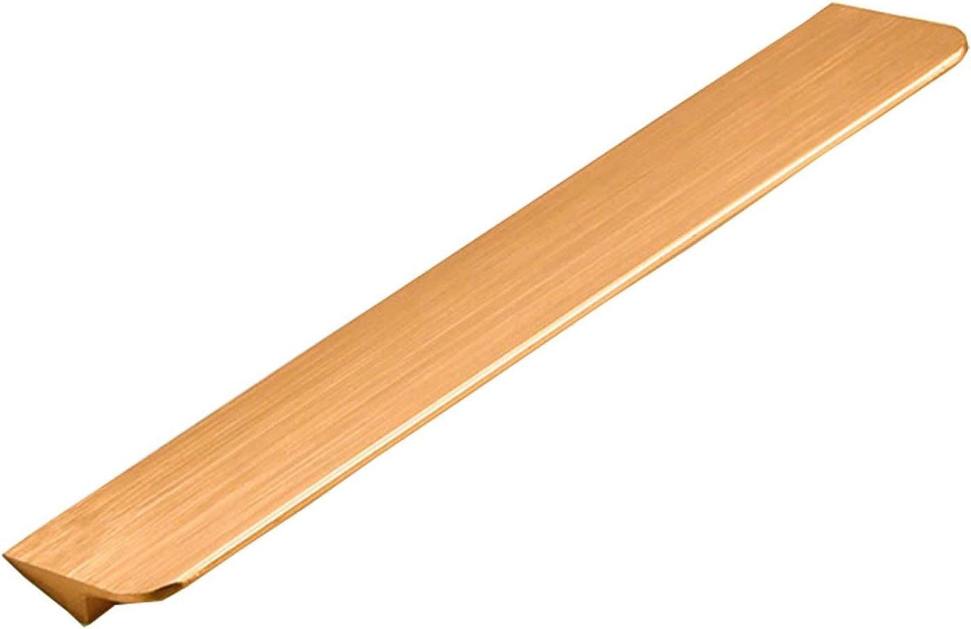 Tnbccxn Gold Cabinet Handles, Concealed Handles, 2 Pcs Finger Edge Pull(,Hole Distance:96 Mm)
