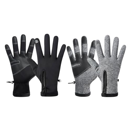 Guante impermeable de invierno para hombre - Guantes de ropa de ciclismo de invierno de clima frío Guantes de ropa | Guante de nieve transpirable más cálido y impermeable | Anti-slip tibia impermeable