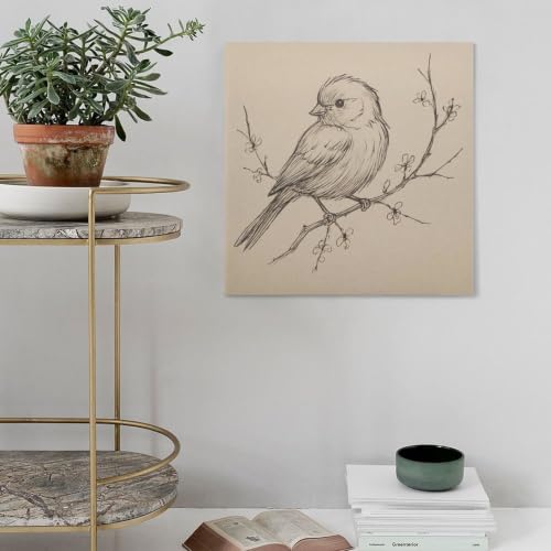 Poster rétro sur toile 71x71 cm pour habiller un mur vide et personnaliser votre chambre - 4
