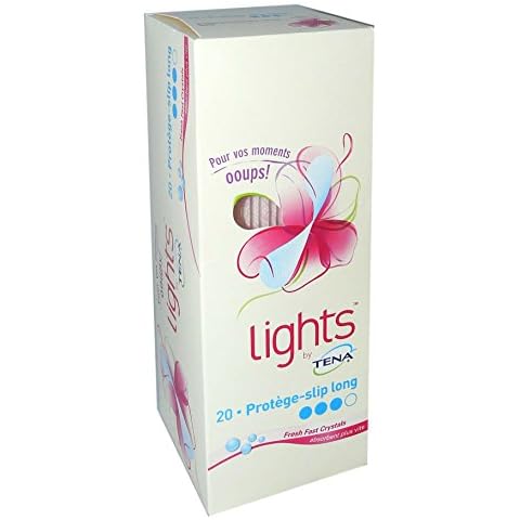 Tena Lights Sensitive Long Panty Liners - 20 Count Cover