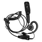 Auriculares de Earshook, Auriculares 2pcs Auriculares Suave G de Forma de Gancho de Oído con Micrófono para APX4000 APX6000 APX7000 APX8000 XPR6100 XPR6350 XPR6550