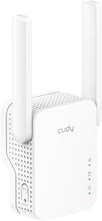 Cudy RE1500 AX1500 WiFi 6 Range Extender Dual Band 2.4G 5G Wireless Booster with Mesh Support WPS Button 10/100Mbps Ethern Price In India