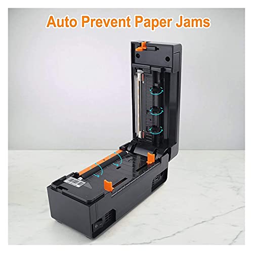 Image of Thermal Barcode Label Printer Support 4x6 Shipping Label Printe Bluetooth WiFi Support Adhesive Sticker Paper(100 * 100)